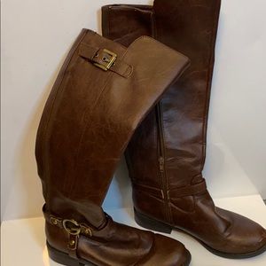 Guess Tall Boots Size 7 Brown